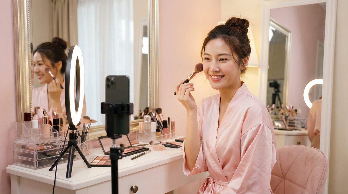 萝莉岛美妆视频教程